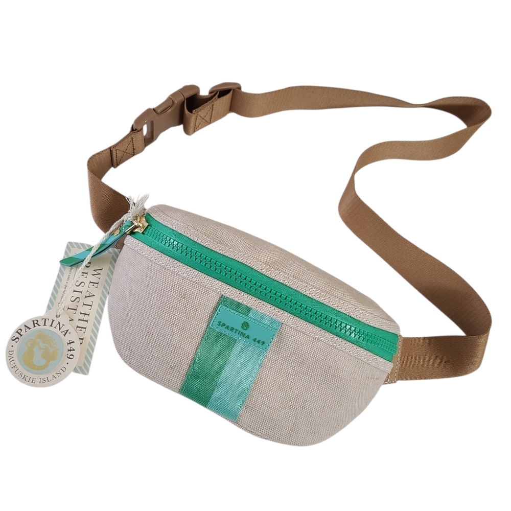 NWT Spartina 449 Armada Waist Belt Bag Flax - Picture 12 of 12